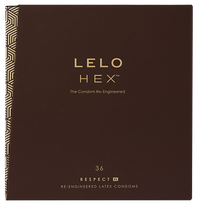 LELO HEX Respect XL – prezervatīvi, 36 gabali