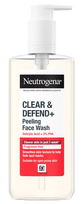 NEUTROGENA Clear&Defend + Pīlinga želeja 200 ml sejas tīrīšanai