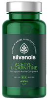 SILVANOLS Premium Acetil-L-karnitīna kapsulas 120 gab.