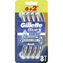 GILLETTE Blue 3 — vienreizlietojamie vīriešu skuvekļi, 8 gab.