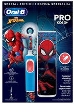 Oral-B Pro Kids Spiderman elektriskā zobu birste ar ceļojumu etui