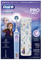 Oral-B Pro Kids Frozen elektriskā zobu birste ar ceļojuma futrāli, 1 vienība