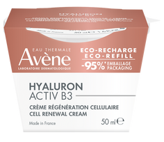 AVENE Hyaluron Activ B3 Šūnu Atjaunošanas Krēms (Refill), 50 ml