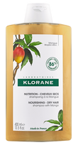 Mango šampūns sausiem matiem KLORANE, 400 ml
