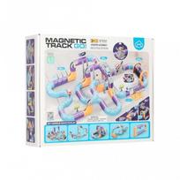Magnetinis konstruktorius Track Go KX2774, 129 vnt., įvairių spalvų