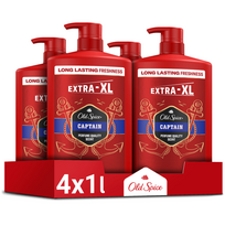 Kūno prausimosi želė vyrams Old Spice Captain, 4000 ml
