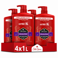 Kūno prausimosi želė vyrams Old Spice Rockstar, 4000 ml