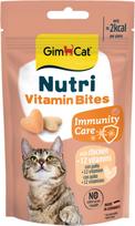 Skanėstas katėms Gimcat Nutri Vitamin Bites, vištiena, 0.04 kg