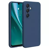 Etteri Dark blue silicone phone case for Samsung Galaxy A56 5G