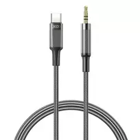 XO nB-R279B USB-C to 3.5mm jack audio cable, 1.0m, black