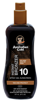 AUSTRALIAN GOLD SPF 10 Bronzējošs Gel-sprejs, 237 ml