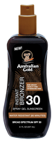 AUSTRALIAN GOLD SPF 30 Gel sprejs ar bronzeri, 237 ml