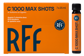 Max Shots RFF C 1000 ar Ingveru un Kurkumu — 25 ml pudeles, 7 gab.
