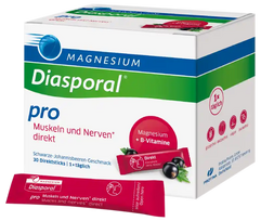 MAGNESIUM Diasporal Pro Nerviem un Muskuļiem, 30 paciņas
