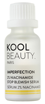 KOOL BEAUTY Stop Blemish 2% niacinamīda divu fāžu sejas serums, 20 ml