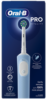 Oral-B Vitality Pro Protect X Clean elektriskā zobu birste, Vapor Blue, 1 vienums