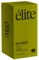 D3 vitamīns 4000 SV Olīveļļā, 120 kapsulas