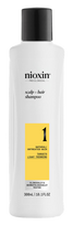 NIOXIN Sistema 1 – Šampūns matiem ar dabiska tipa un vieglā plānumuma tendenci, 300 ml