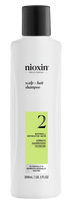 NIOXIN System 2 šampūns dabiskiem matiem ar progresējošu retumumu, 300 ml