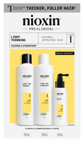 NIOXIN Sistēma 1 - Komplekts dabiskiem matiem ar vieglu plānēšanās tendenci