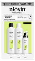 NIOXIN Sistema 2 komplekts - Matu aprūpe dabiskiem matiem ar progresējošu plānumu
