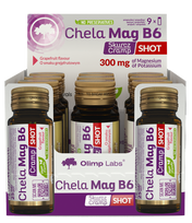 OLIMP LABS Chela-Mag B6 Cramp Shot ampulas (25 ml), 9 gab. pret muskuļu krampēm