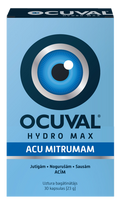 OCUVAL Hydro Max, 30 kapsulu iepakojums