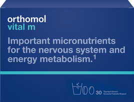 ORTHOMOL Vital M — pulveris, kapsulas un tablete (30 gab.)