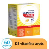 Olidetrim 2000 IU – 60 mīkstās kapsulas ar D vitamīnu