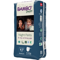 BAMBO Nature Dreamy Night, 4-7 gadus veci bērni, 15-35 kg, biksītes 10 gab.