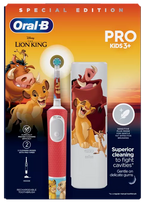 Elektriskā zobu birste ORAL-B Vitality PRO Lion King bērniem 3+ gadi, 1 gab.