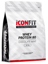ICONFIT Whey Protein 80 Chocolate-Mint - 1000 g pulveris