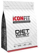 Strawberry ICONFIT Diet Whey – 1000 g proteīna pulveris