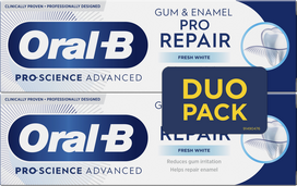 ORAL-B Pro Science Advanced Gum & Enamel Fresh White, 75ml x 2 zobu pasta