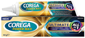 COREGA Ultimate All in 1 zobu protēžu fiksējošs krēms, 40 g