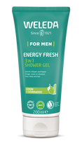 WELEDA Energy Fresh 3in1 dušas želeja vīriešiem, 200 ml