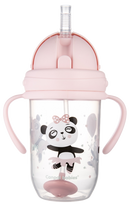 CANPOL BABIES Exotic Animals, 270 ml, mācību krūzīte rozā krāsā, no 6 mēnešiem