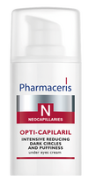 Acu krēms PHARMACERIS N OPTI-CAPILARIL pret tumšiem lokiem un pietūkumu, 15 ml