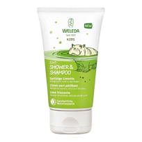 WELEDA Kids Lively Lime – matu un ķermeņa mazgāšanas līdzeklis, 150 ml