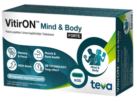 VITIRON Mind & Body FORTE, 30 kapsulas