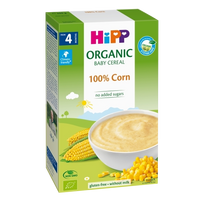 HIPP bioloģiskā kukurūzu putra 100% (4+) mazuļiem, 200 g