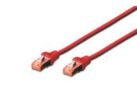 DIGITUS CAT 6A S/FTP Patchkabel 0 5m red