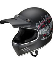 Motociklininko šalmas W-TEC Black Heart Retron - Angerwheel sidabrinė