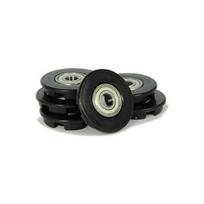Buddy – rato gaubtelis 12 mm, juodas (6 vnt.)