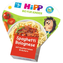 Spageti Ar Boloņas Mērci HIPP (no 1 gada) – 250 g biezenis