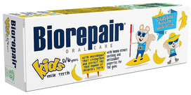 BIOREPAIR Kids zobu pasta banānu garšas, 50 ml (0-6 gadiem)