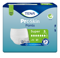 TENA Pants Super S — 12 vienības urīna nesaturošas biksītes