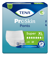 TENA ProSkin Pants Super XL – 12 gab. biksītes urīna nesaturēšanai
