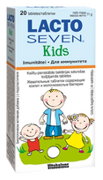 LACTO SEVEN Kids košļājamās tabletes 20 gab.