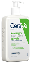 CERAVE Mitrinošas krēmputas ar keramīdiem attīrošais produkts, 473 ml